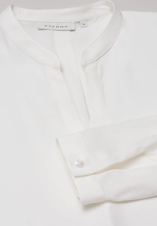 ETERNA CLASSIC FIT Bluse Tunika - Pearl Whisper White - 5270-01-D931