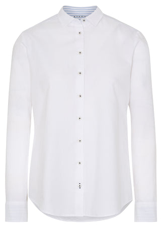 ETERNA CLASSIC FIT Langarm Bluse - Bright Oxford Blue - 5531-02-D935