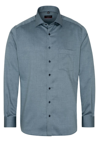 ETERNA MODERN FIT Langarm Hemd - Harbor Mist Teal - 3475-07-X19K