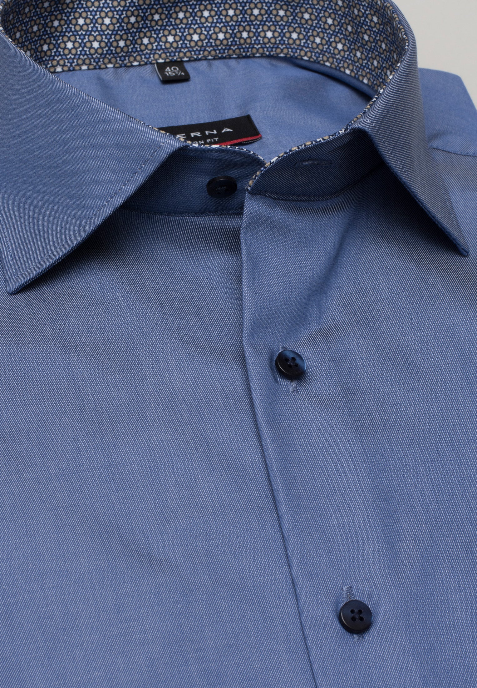 ETERNA MODERN FIT Kurzarm Hemd - Ocean Mist Twill - 3368-08-C15K