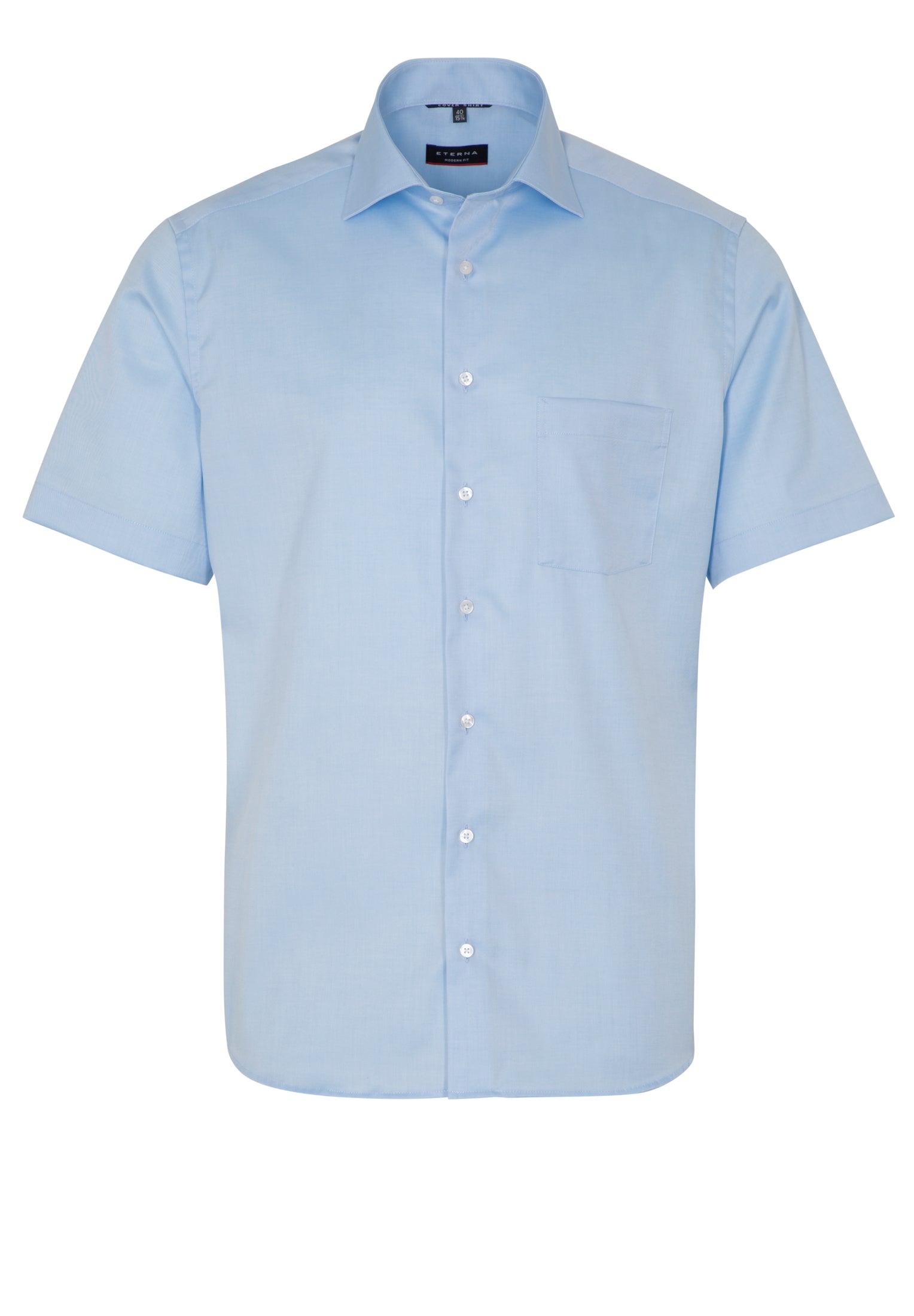 ETERNA MODERN FIT Kurzarm Hemd - Sky Mist Blue - 8817-10-C19K