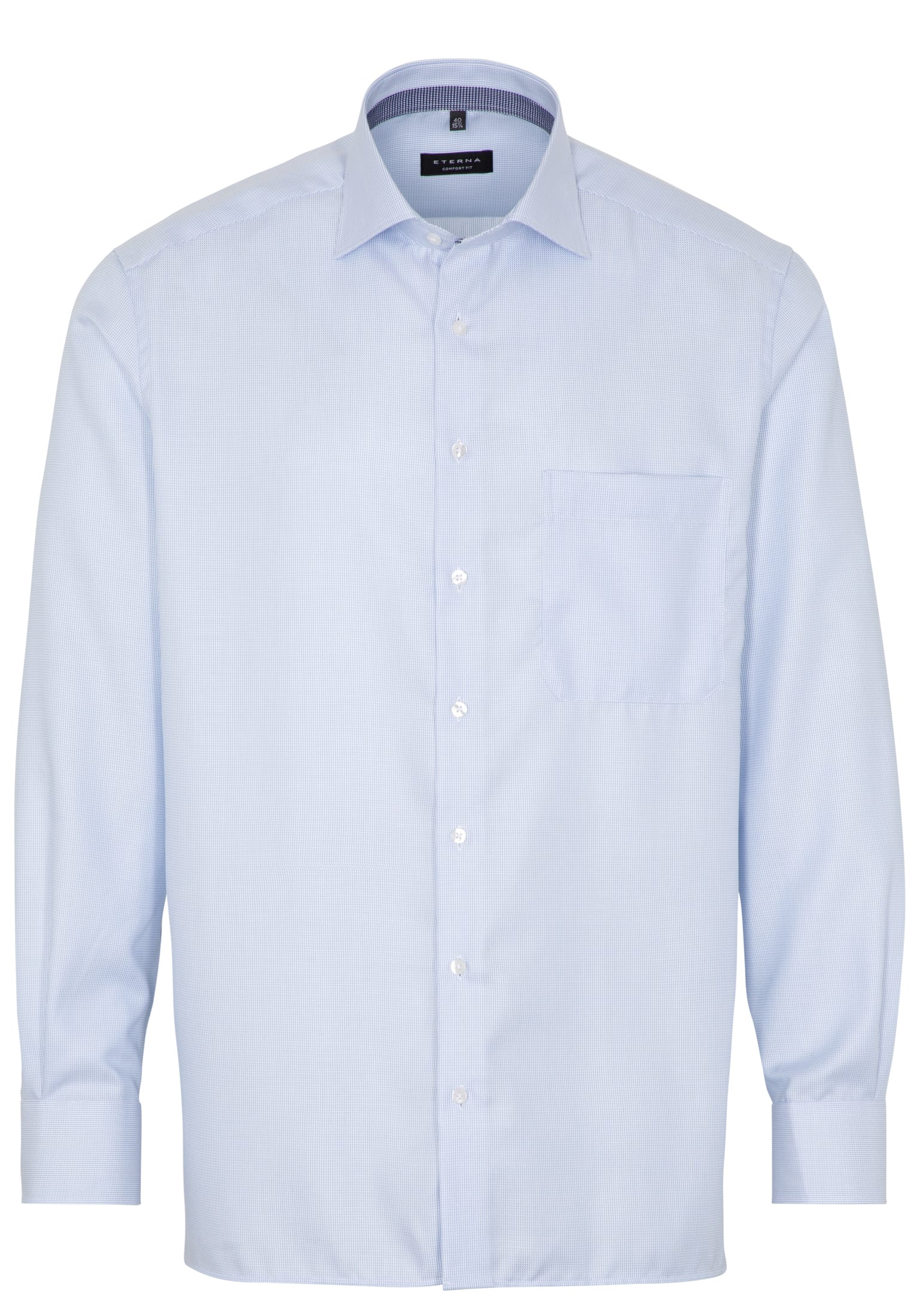 ETERNA COMFORT FIT Langarm Hemd - Coastal Sky Blue - 3116-12-E95K