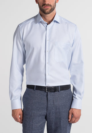 ETERNA COMFORT FIT Langarm Hemd - Coastal Sky Blue - 3116-12-E95K
