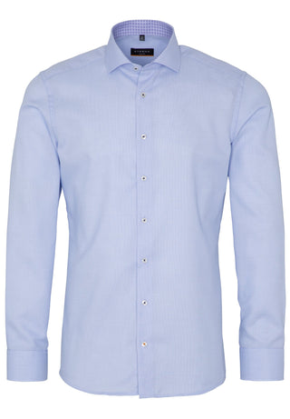 ETERNA SLIM FIT Langarm Hemd - Misty Sapphire Blue - 3270-12-F142