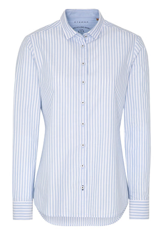 ETERNA CLASSIC FIT Langarm Bluse - Shoreline Mist - 6010-12-D935