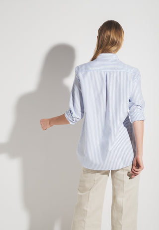ETERNA CLASSIC FIT Langarm Bluse - Shoreline Mist - 6010-12-D935