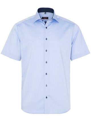 ETERNA MODERN FIT Kurzarm Hemd - Seaside Mist Blue - 8100-12-C13K