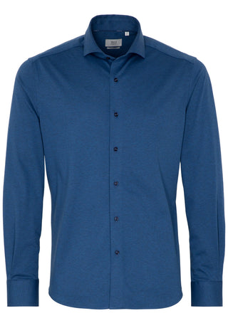ETERNA 1863 Modern Fit Jersey Hemd - Ocean Slate Blue - 2159-17-JS82