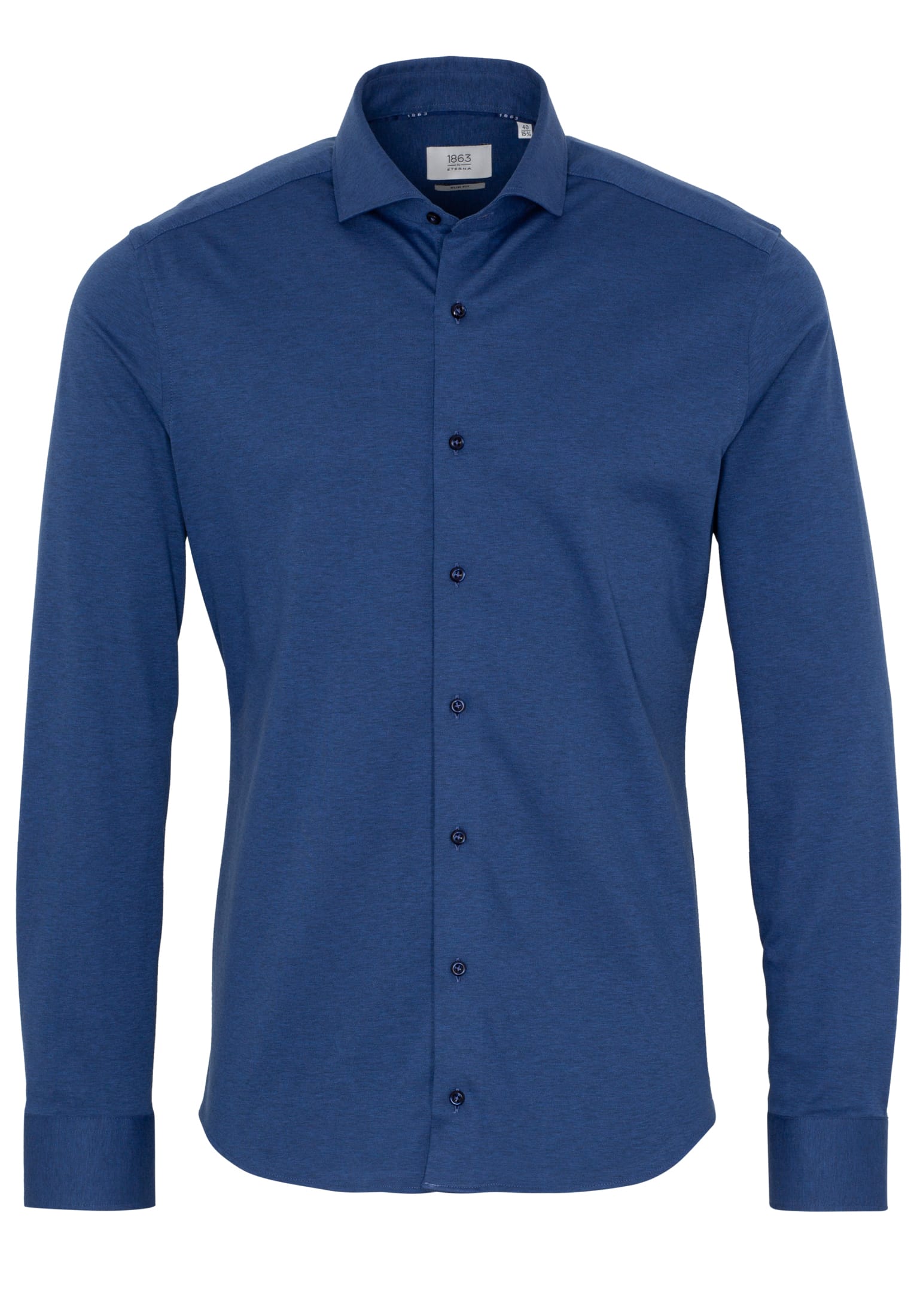 ETERNA 1863 SLIM FIT Langarm Hemd - Deep Cobalt Mist - 2159-17-YS82