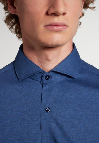ETERNA 1863 SLIM FIT Langarm Hemd - Deep Cobalt Mist - 2159-17-YS82