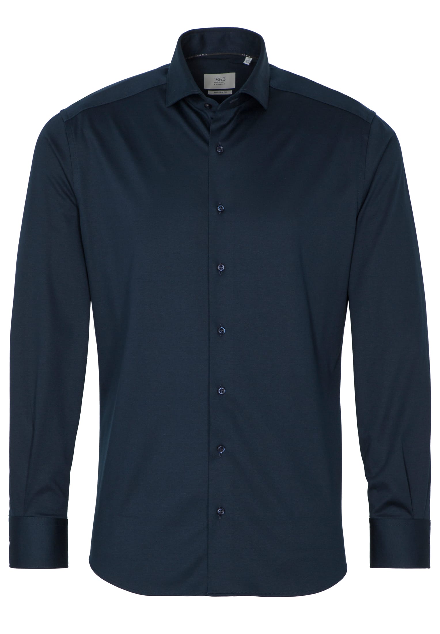 ETERNA 1863 Modern Fit Langarm Hemd - Midnight Ocean - 2159-19-JS82