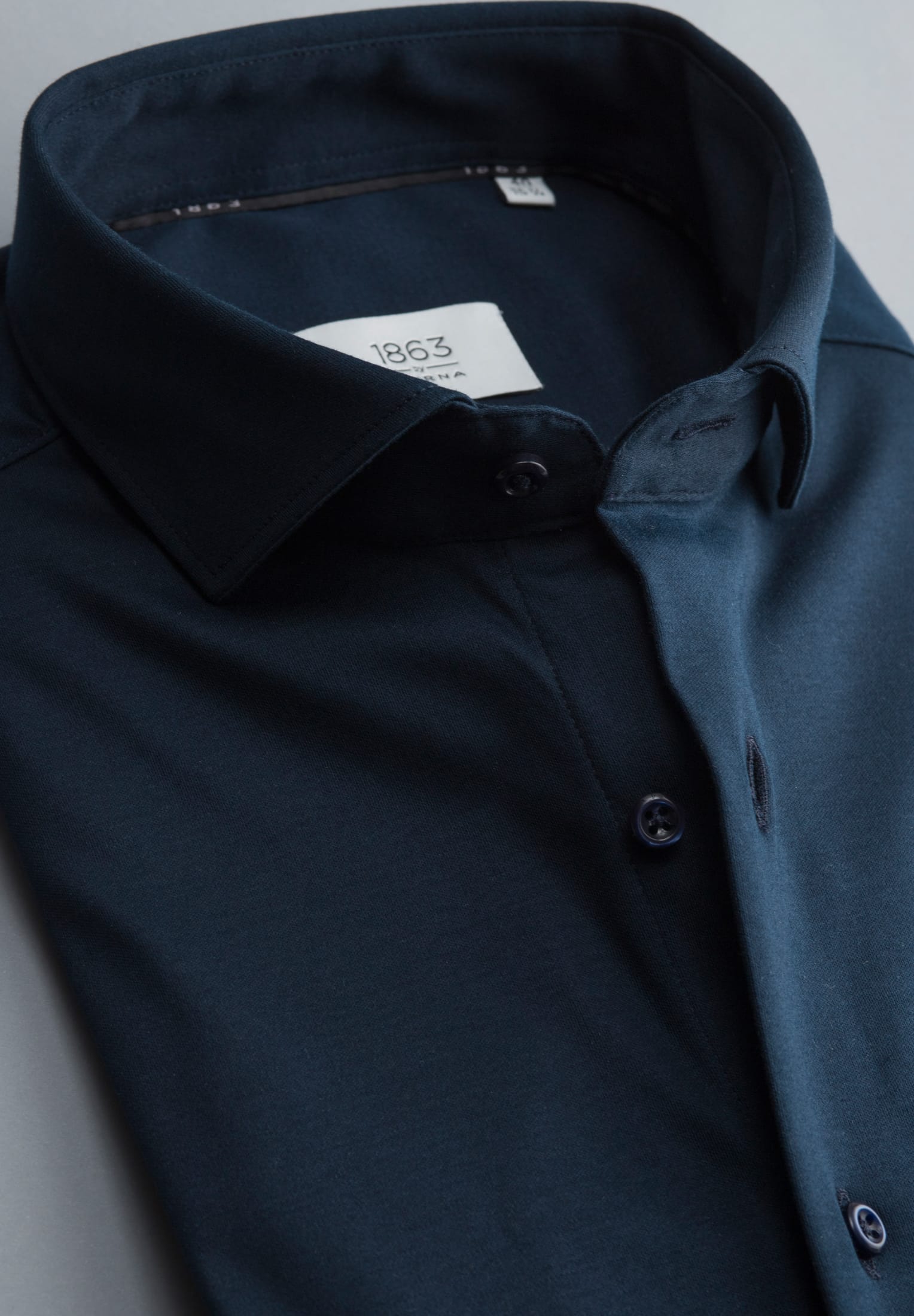 ETERNA 1863 Modern Fit Langarm Hemd - Midnight Ocean - 2159-19-JS82