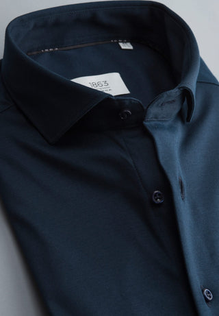 ETERNA 1863 Modern Fit Langarm Hemd - Midnight Ocean - 2159-19-JS82