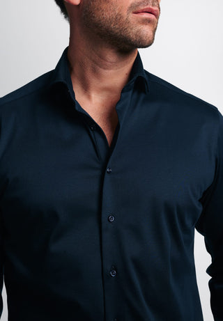 ETERNA 1863 Modern Fit Langarm Hemd - Midnight Ocean - 2159-19-JS82