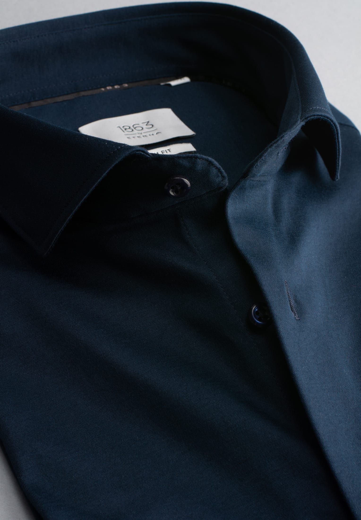 ETERNA 1863 Slim Fit Langarm Hemd - Midnight Ink Blue - 2159-19-YS82