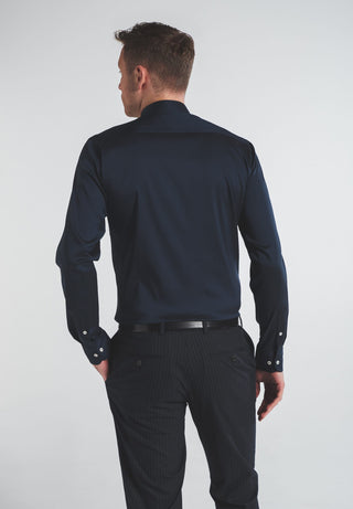 ETERNA Slim Fit Performance Shirt - Midnight Harbor - 3377-19-F170