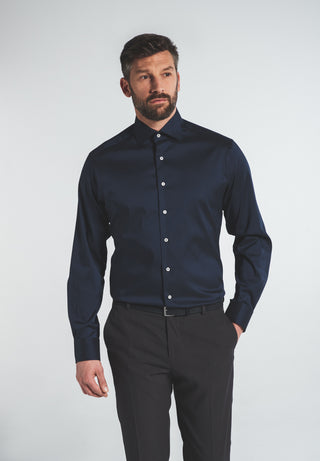 ETERNA MODERN FIT Performance Shirt - Navy Eclipse - 3377-19-X18K