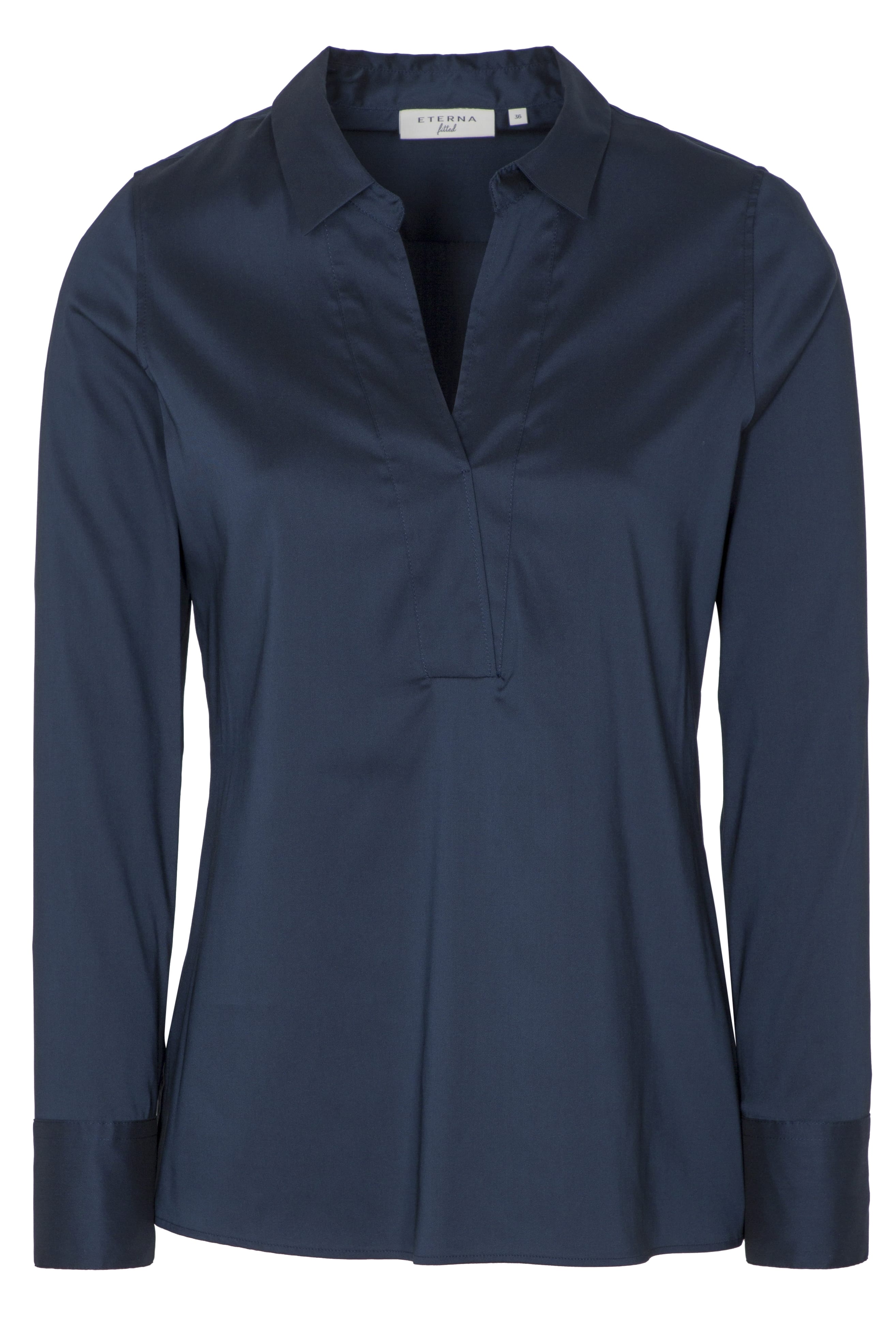 ETERNA FITTED PERFORMANCE SHIRT - Midnight Atlantic Blue - 5377-19-DF03