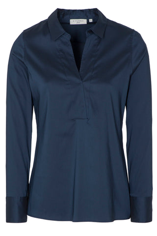 ETERNA FITTED PERFORMANCE SHIRT - Midnight Atlantic Blue - 5377-19-DF03