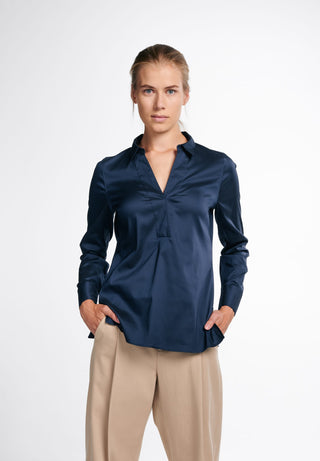 ETERNA FITTED PERFORMANCE SHIRT - Midnight Atlantic Blue - 5377-19-DF03