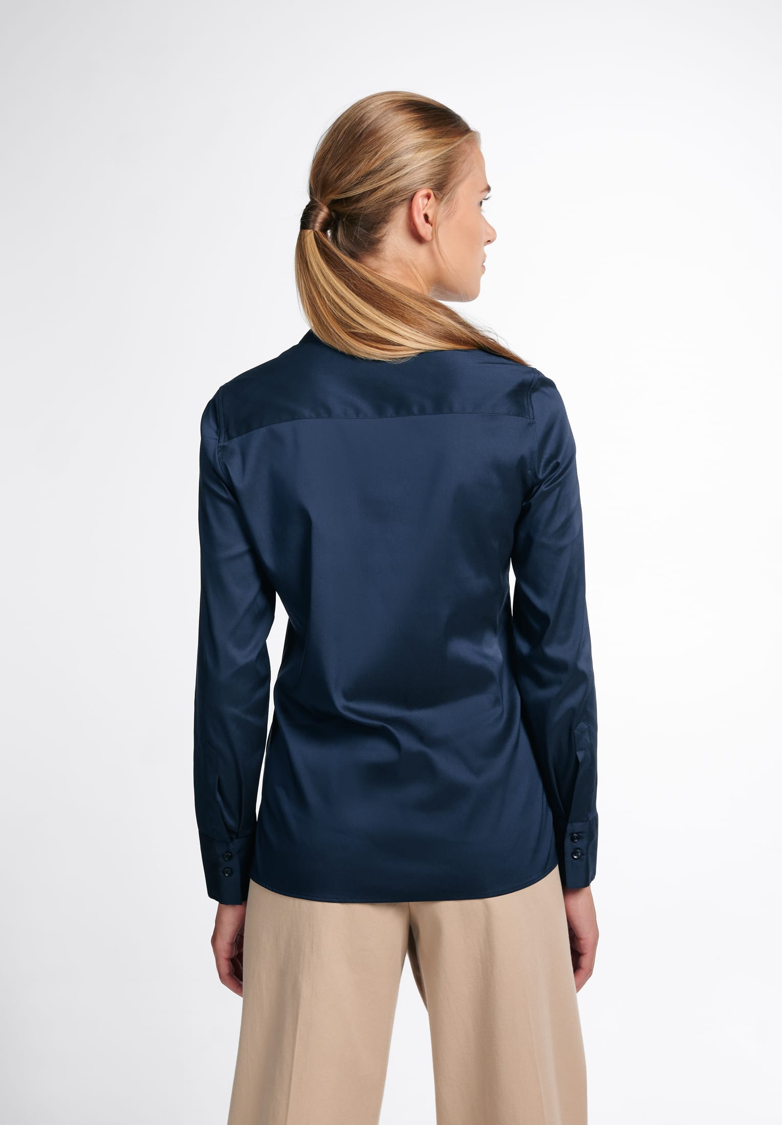 ETERNA FITTED PERFORMANCE SHIRT - Midnight Atlantic Blue - 5377-19-DF03 von Eterna
