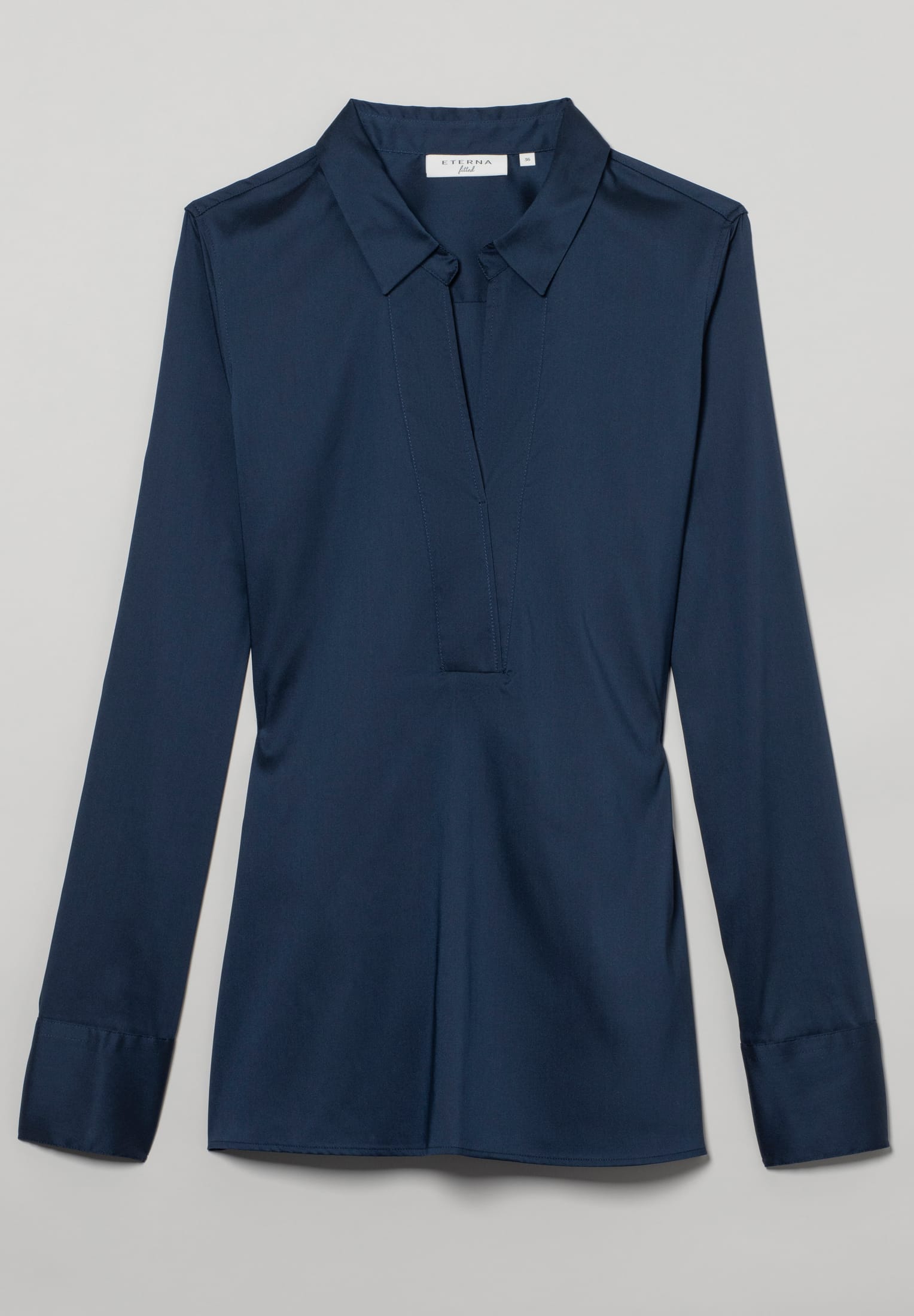 ETERNA FITTED PERFORMANCE SHIRT - Midnight Atlantic Blue - 5377-19-DF03 von Eterna