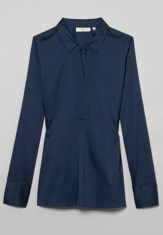 ETERNA FITTED PERFORMANCE SHIRT - Midnight Atlantic Blue - 5377-19-DF03