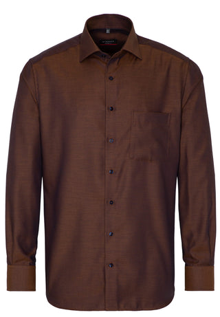 ETERNA MODERN FIT Hemd - Espresso Marron - 3475-28-X19K