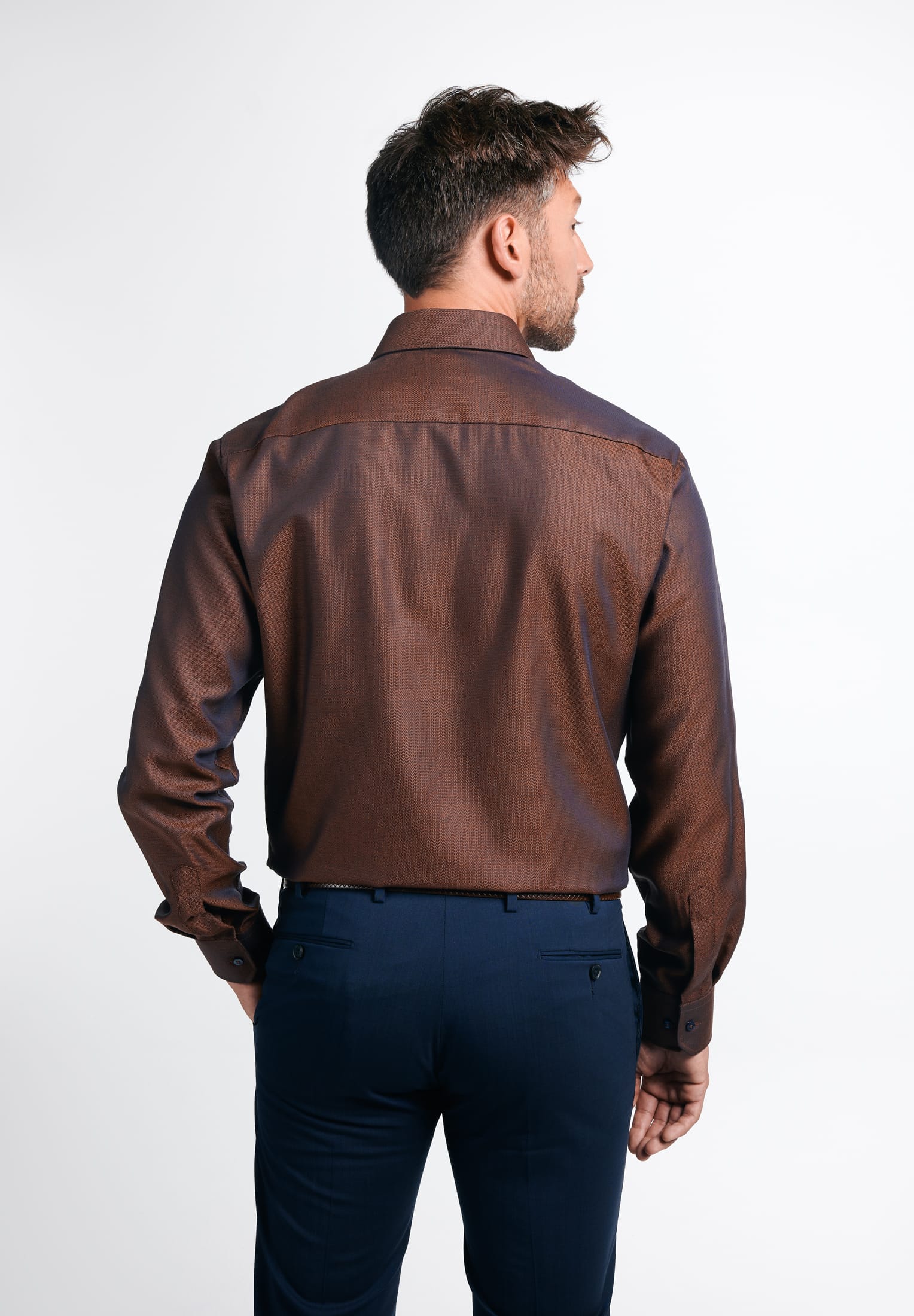ETERNA MODERN FIT Hemd - Espresso Marron - 3475-28-X19K von Eterna