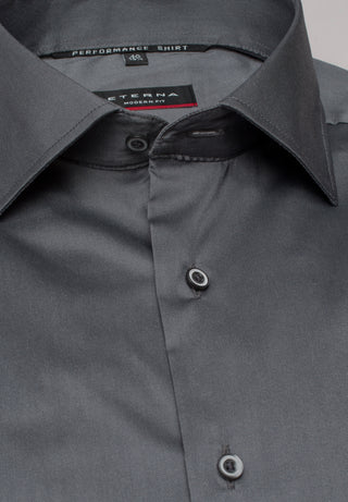 ETERNA MODERN FIT Performance Shirt - Steel Dusk Grey - 3377-35-X18K