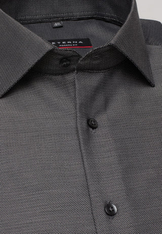 ETERNA MODERN FIT Langarm Hemd - Midnight Graphite - 3475-38-X19K