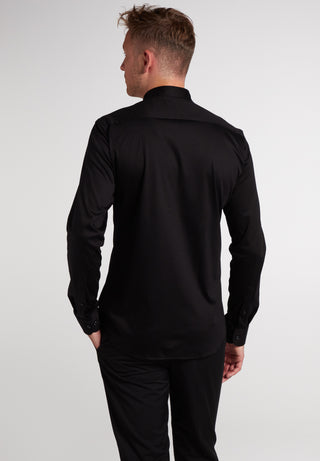 ETERNA 1863 Slim Fit Langarm Hemd - Midnight Ink - 2159-39-YS82
