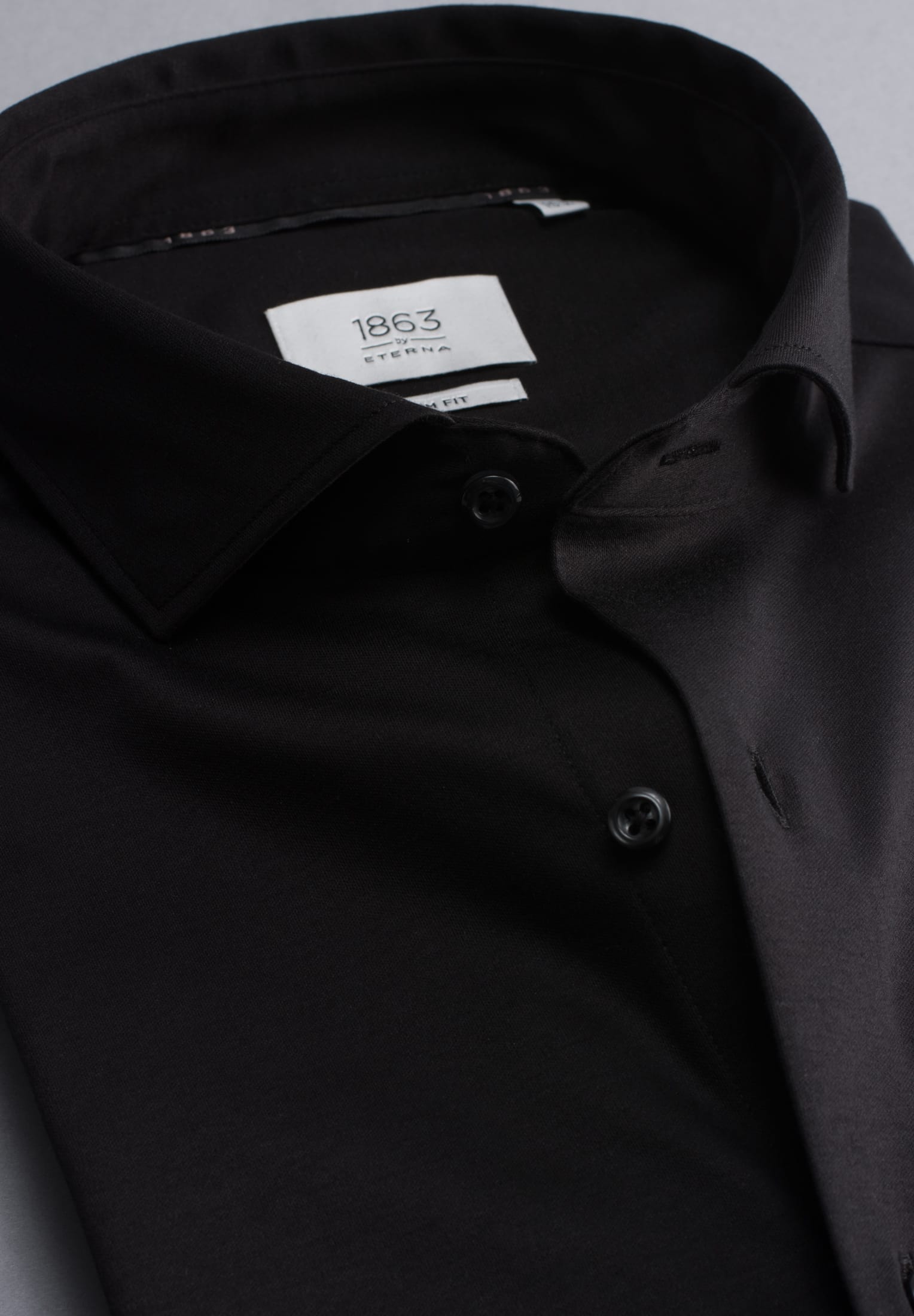 ETERNA 1863 Slim Fit Langarm Hemd - Midnight Ink - 2159-39-YS82 von Eterna