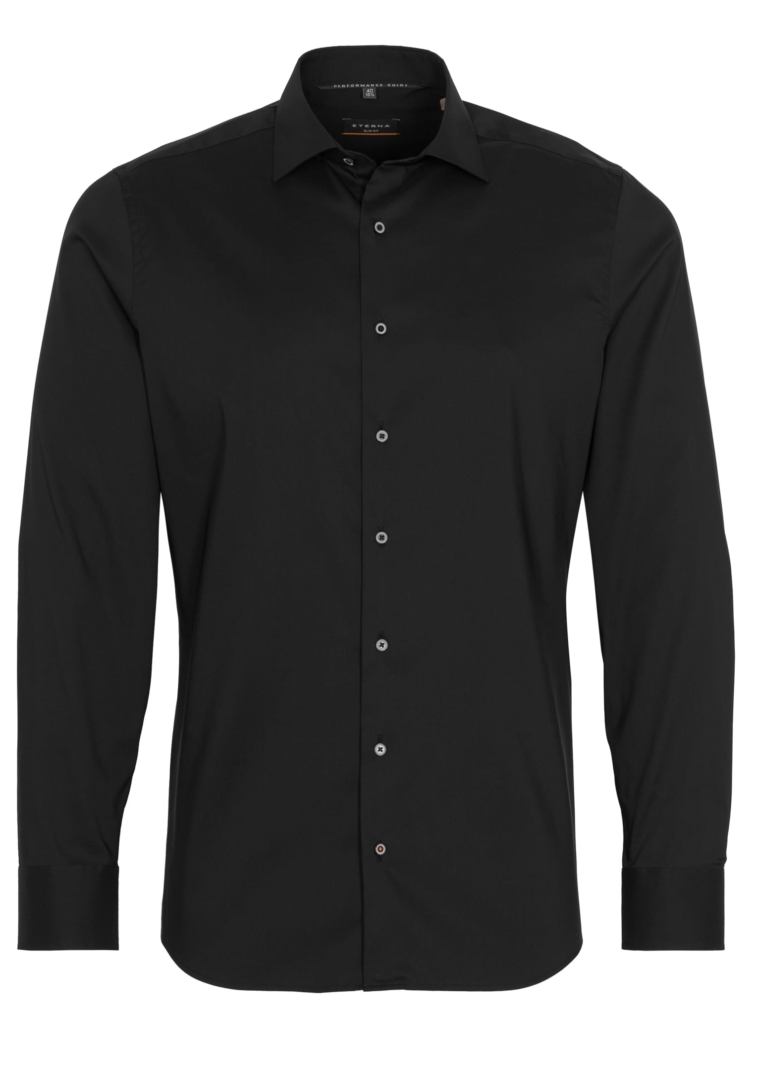ETERNA SLIM FIT Performance Shirt Langarm Hemd - Midnight Graphite - 3377-39-F170