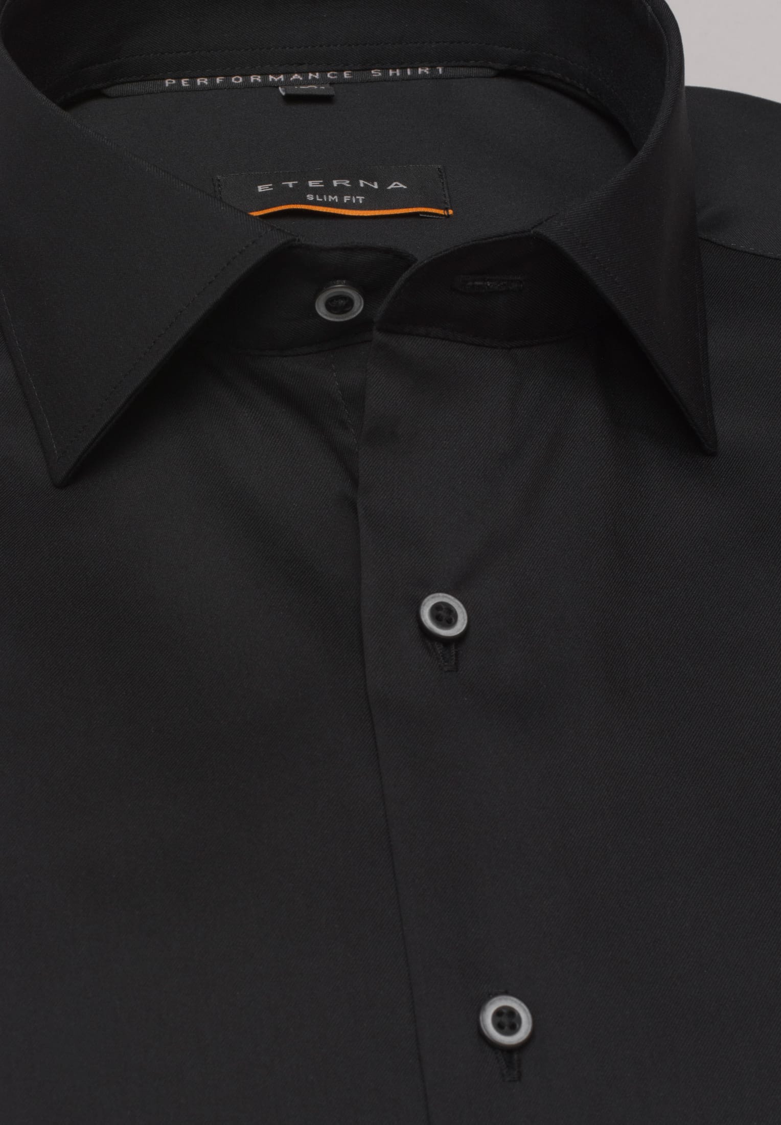 ETERNA SLIM FIT Performance Shirt Langarm Hemd - Midnight Graphite - 3377-39-F170 von Eterna