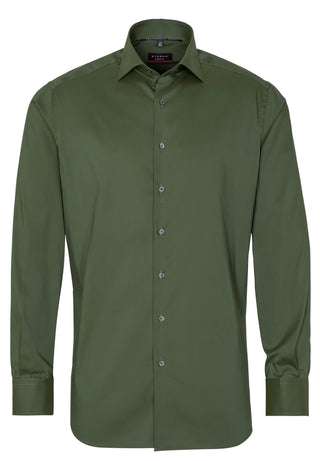 ETERNA MODERN FIT Performance Shirt Langarm Hemd - Forest Spruce Green - 3377-45-X18K