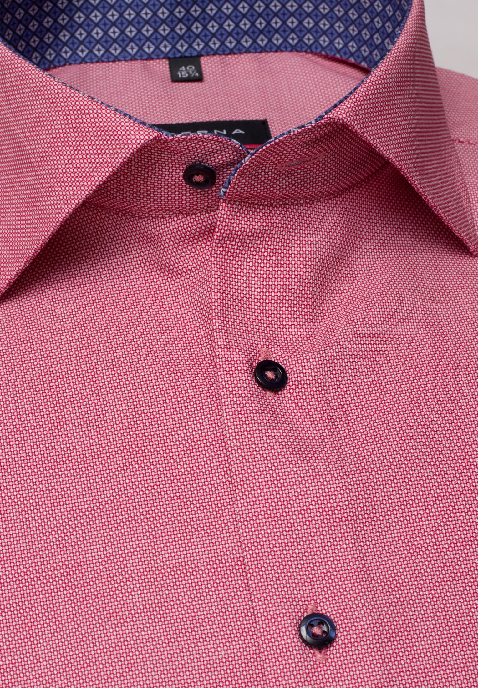 ETERNA MODERN FIT Kurzarm Hemd - Rosebud Texture - 3270-54-C15K