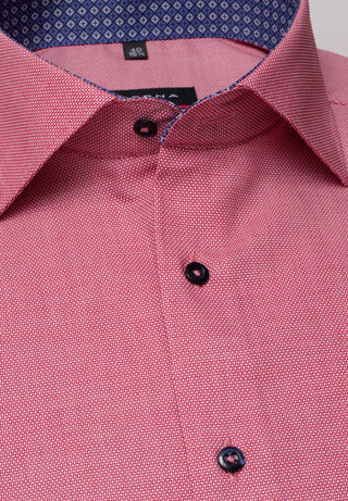 ETERNA MODERN FIT Kurzarm Hemd - Rosebud Texture - 3270-54-C15K