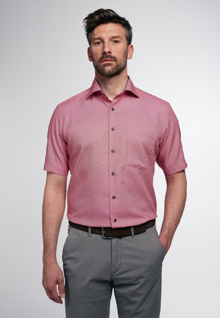 ETERNA MODERN FIT Kurzarm Hemd - Rosebud Texture - 3270-54-C15K