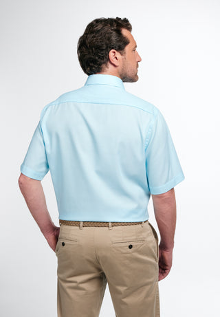 ETERNA COMFORT FIT Kurzarm Hemd - Coastal Sky Blue - 3270-62-K15K