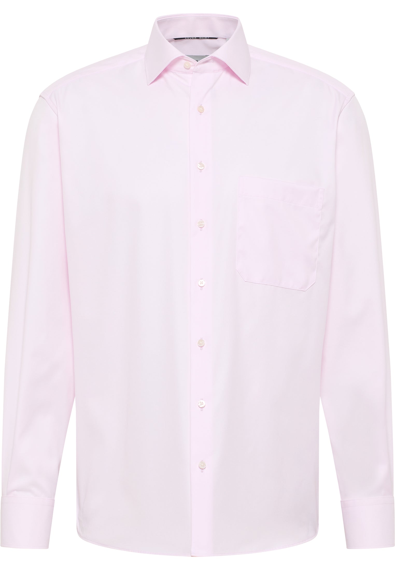 ETERNA Comfort Fit Cover Shirt Twill - Petal Mist Pink - 8817-50-E19K