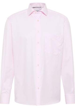 ETERNA Comfort Fit Cover Shirt Twill - Petal Mist Pink - 8817-50-E19K
