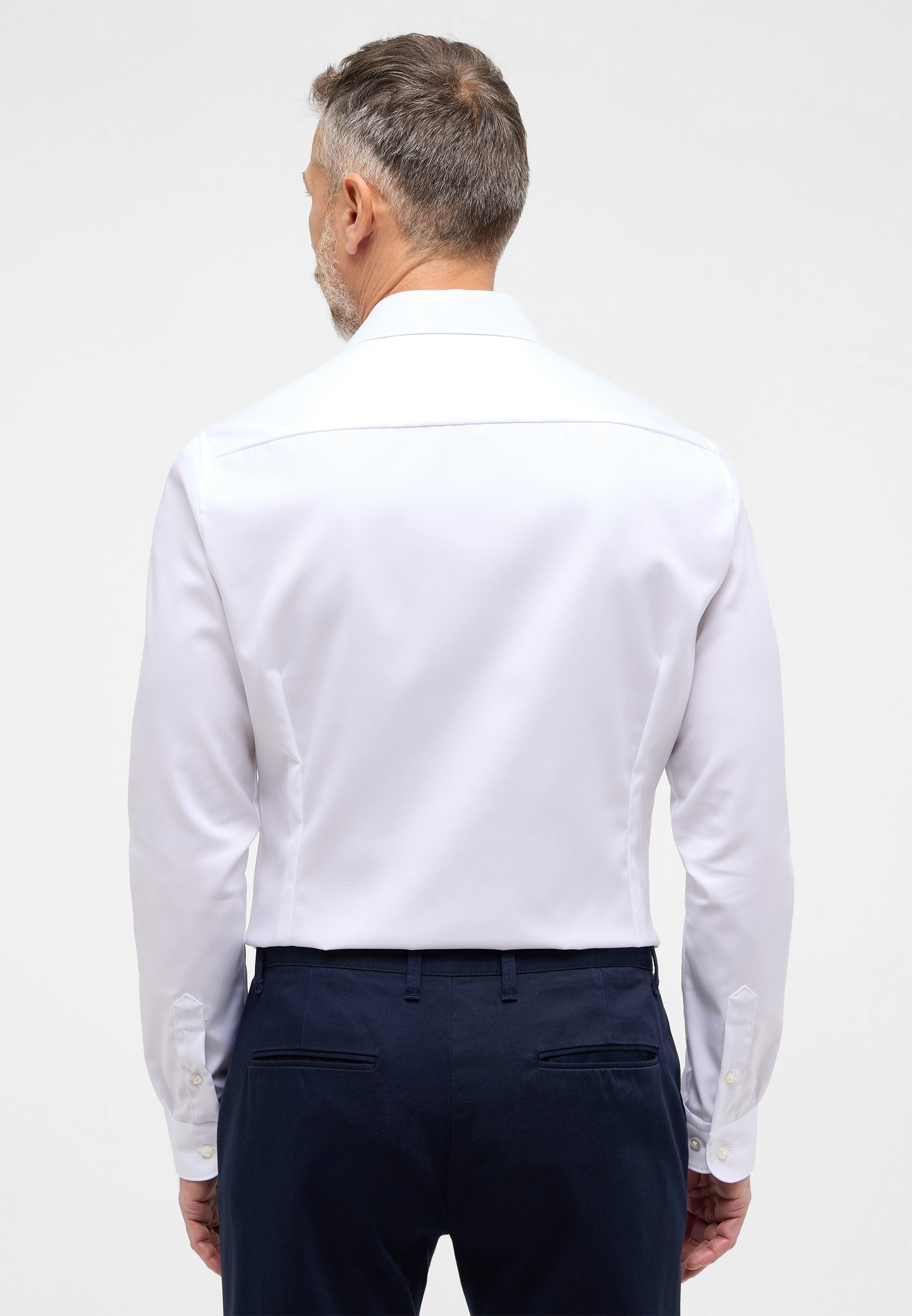 ETERNA SUPER SLIM COVER SHIRT Langarm Hemd - Arctic Ivory Twill - 8817-00-Z182 von Eterna