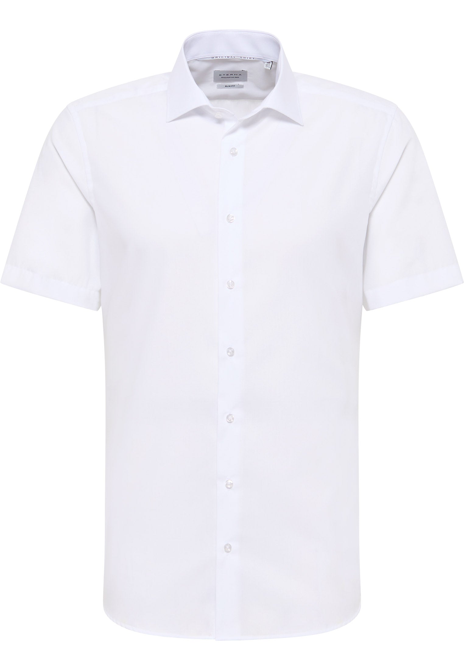 ETERNA SLIM FIT Langarm Hemd - Bright Pearl White - 1100-00-G170