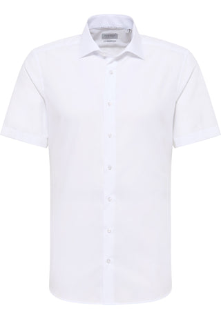 ETERNA SLIM FIT Langarm Hemd - Bright Pearl White - 1100-00-G170
