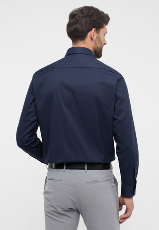 ETERNA COMFORT FIT COVER SHIRT - Midnight Twill Navy - 8817-19-E19K