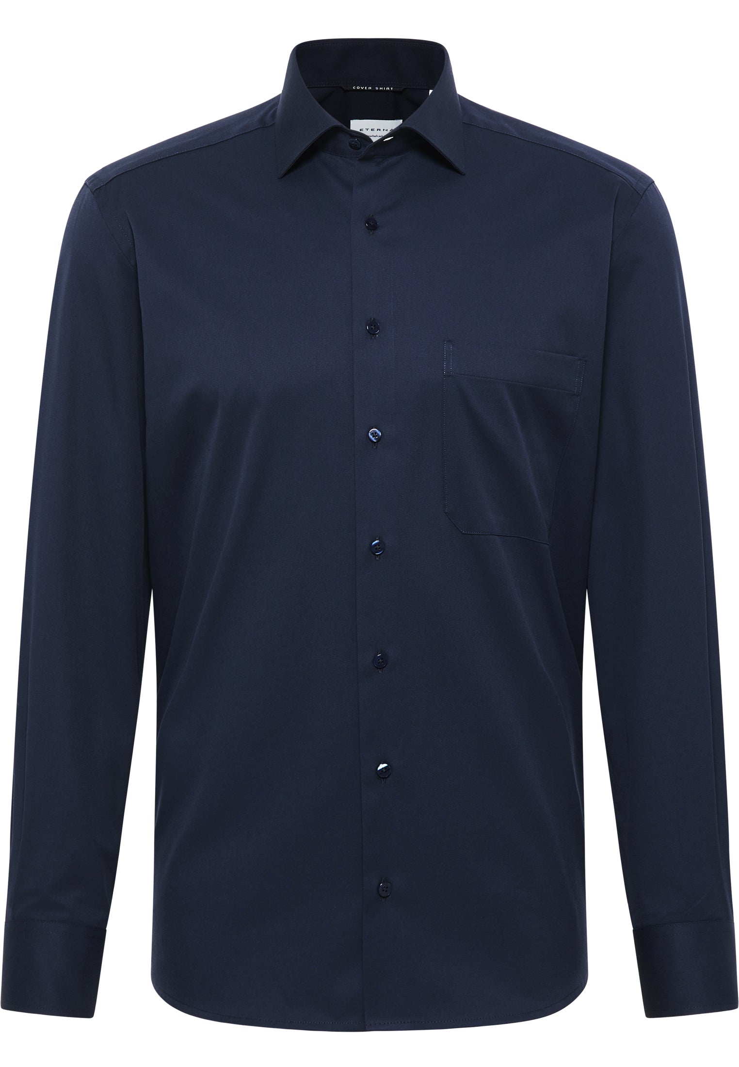 ETERNA COMFORT FIT COVER SHIRT - Midnight Twill Navy - 8817-19-E19K