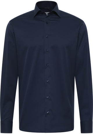 ETERNA MODERN FIT COVER SHIRT - Deep Atlantic Navy - 8817-19-X18K