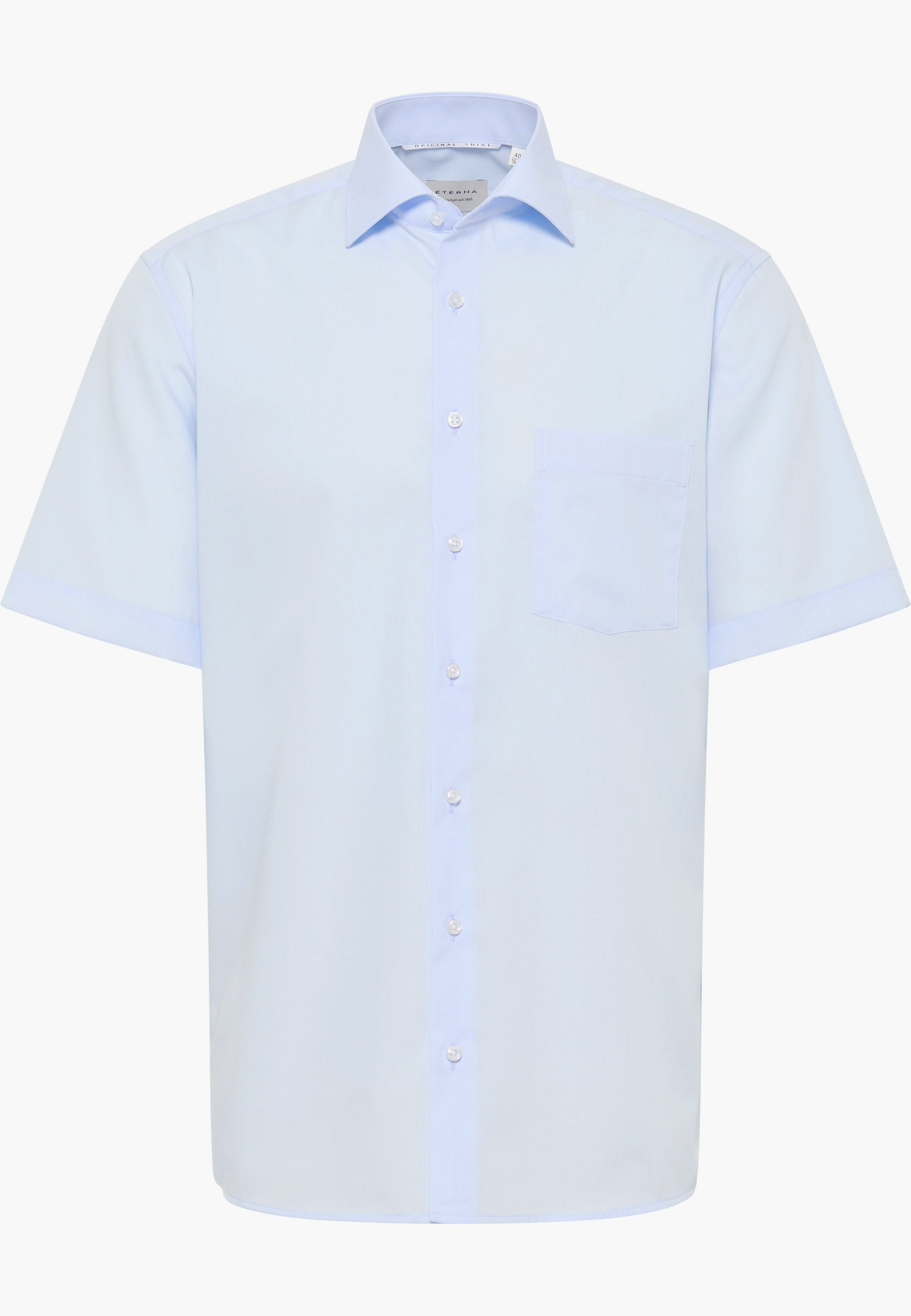 ETERNA MODERN FIT Kurzarm Hemd - Sky Mist Blue - 1100-10-C19K