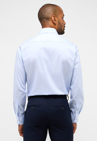 ETERNA MODERN FIT Performance Shirt Langarm Hemd - Sky Dots Light Blue - 4060-10-X14V
